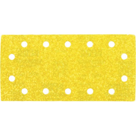 Patín velcro perforación universal - 115x230 mm - Grano 180