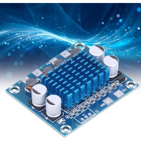 Digitale Audioverstärkerplatine für hochauflösende Anwendungen, MP3-Verstärkermodul, 12V/24V-Verstärkerplatine, Zweikanal, 30W, XH-A232, DC 8-26V (1/5)