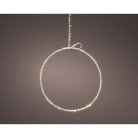 Kaemingk Metall Kreis beleuchtet 125 Lichter Ø 38 cm Lichterkette (1/2)