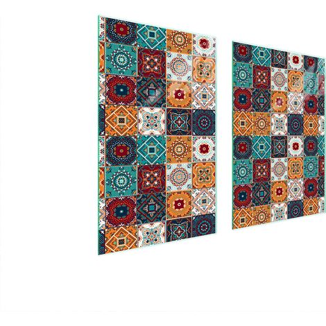 GLASSCHUTZPLATTE FÜR KÜCHE 65x52 MOSAIK
