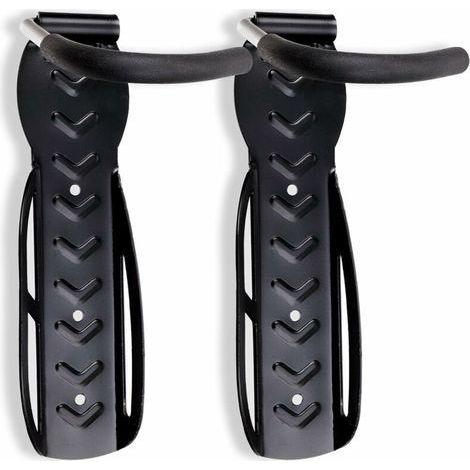 Wandhalterung für Fahrrad – Feste Halterung – Fahrradständer, Wandmontage – Schwarz, 2 Stück (1/5)
