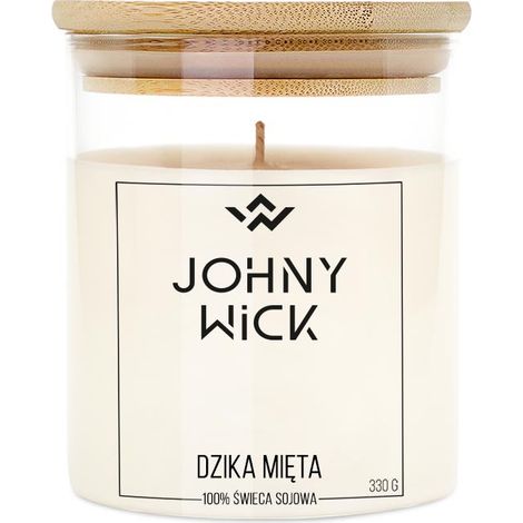 Candela profumata alla soia - Menta selvatica 150 g (1/3)