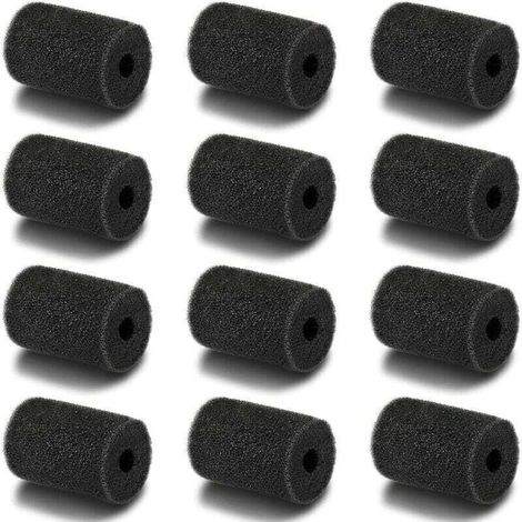 Paquete de 12 cepillos de espuma para la cola del robot Polaris 180, 280, 360, 380, 480, 3900 Sport-Crezuo