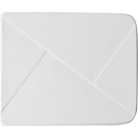 Abattant WC pour WC Dolomite Ebla 42,8 x 36 cm abattant WC blanc avec charnie'res C expansion en fonte de bois (1/2)
