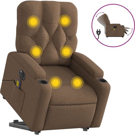 Maison Exclusive - Elektrischer Massagesessel mit Aufstehhilfe Br (1/5)