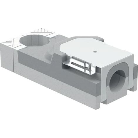 Geberit Grundkörper für CleanLine Duschrinne und CleanPoint Duschbodenablauf, für Siphon 50mm, 243122001 (1/3)
