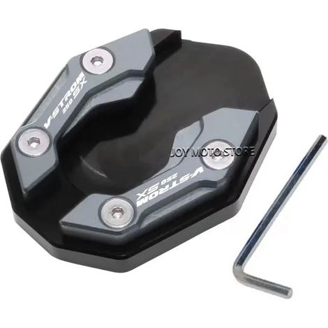 (B) Compatible avec Vstorm250sx vstorm250sx dl 250 250 sx dl 250 : béquille latérale, extension et plaque de support pour moto maxpower (1/4)