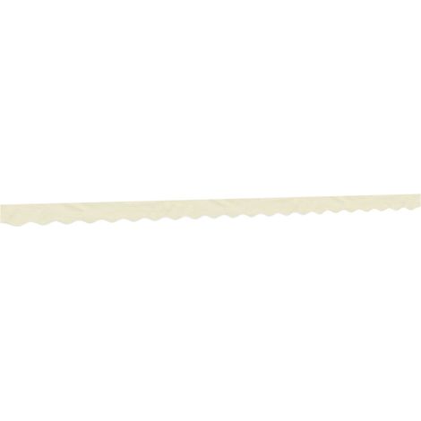 Maison Exclusive - Tissu de remplacement de cantonnière d’auvent rayure crème 500 cm (1/5)