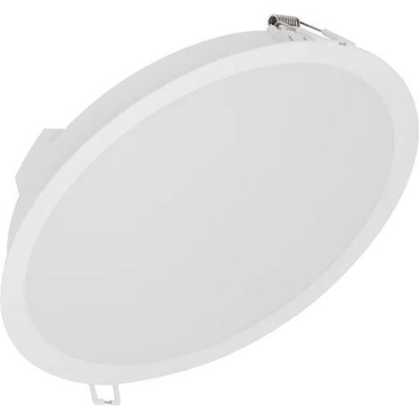 Downlight LED redondo empotrable (24W 4000K 2400lm) IP44/IK03 Ø21,5x4,2cm color blanco (1/3)