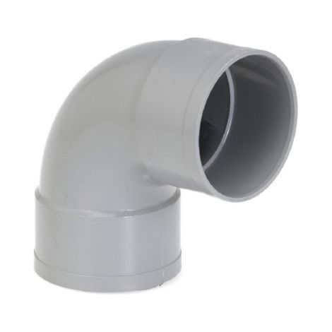 Girpi - Coude PVC femelle femelle gris 87°30 Ø200mm - XC10FF