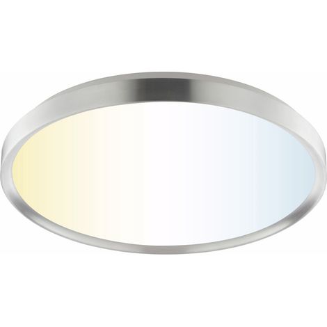 Brilliant LED Deckenleuchte Fancia 17W Ø 32 cm Metall weiß warmweiß-kaltweiß (1/3)