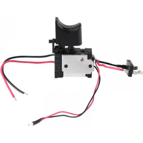 Trigger Switch Lithium Battery Wireless Drill Speed Control, 7.2-24V Electric Drill Trigger Switch with Small Light (1/4)