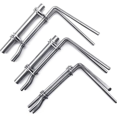 Juego de 3 piezas de herramientas para la instalación de sellos de vástago de pistón de cilindro hidráulico, copa P, acero inoxidable, herramienta profesional de fácil uso. (1/5)