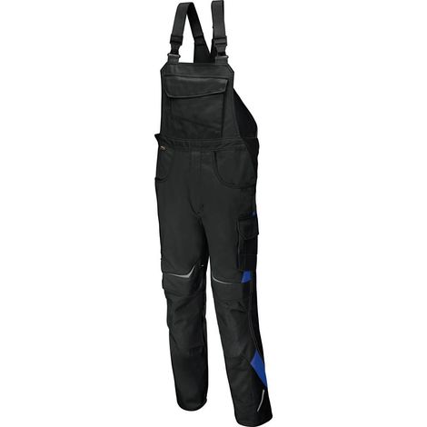 Kübler Pulsschlag Latzhose 3324 schwarz/kornblumenblau Größe 50 (1/2)