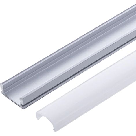 Profilo in alluminio per striscia LED - Diffusore opale x 1M [BX3-A1707-1M] (1/3)