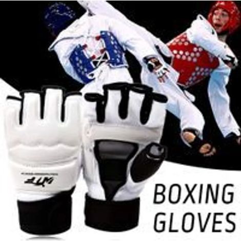 Gants de MMA S, mitaines de boxe avec bracelet ajustable, gants à doigts ouverts pour sparring, entraînement kickboxing, Muay Thai, frappe et arts martiaux mixtes (1/5)
