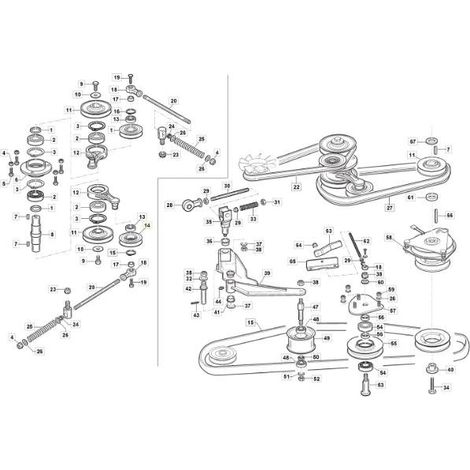 ORIGINAL STIGA HYDROSTATISCHE SPANNROLLE – 118830533/0