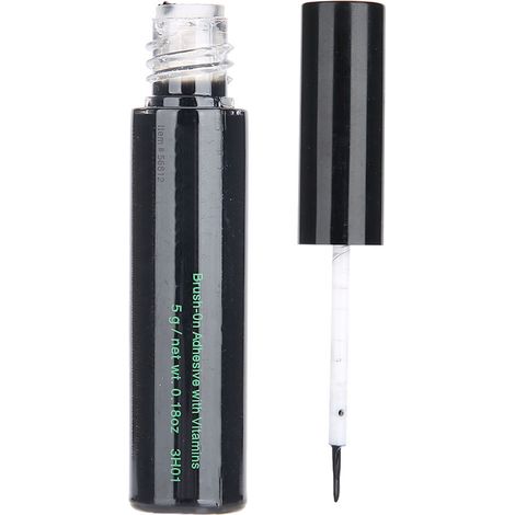 Colle à faux cils 5g, adhésif extension rapide séchage noir, greffe cils résistante, colle professionnelle longue tenue, séchage express, usage quotidien. (1/5)