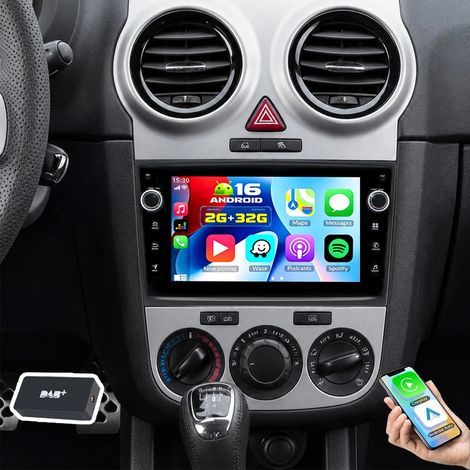 Autoradio Android pour Opel Corsa D (2006-2014) – CarPlay, GPS, Navigation, Bluetooth, Wi-Fi - 2+32G DAB+