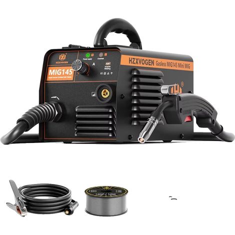 Machine de soudage MIG, fonctionnement sans gaz, design compact, MIG145 (1/2)