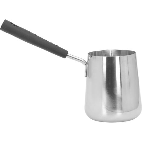 Mini-Butterwärmer 350 ml, Edelstahltopf mit Ausgießer zum Schmelzen von Butter und Erwärmen von Kaffee (1/5)