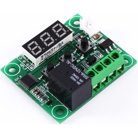 Thermostat numérique W1209 12 V, module de capteur et de commande de température -50-110 °C (1/5)