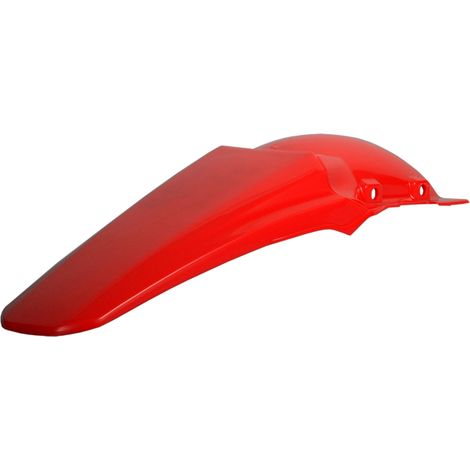Guardabarros trasero Polisport CRF 250R 2006-2007, rojo, duradero.