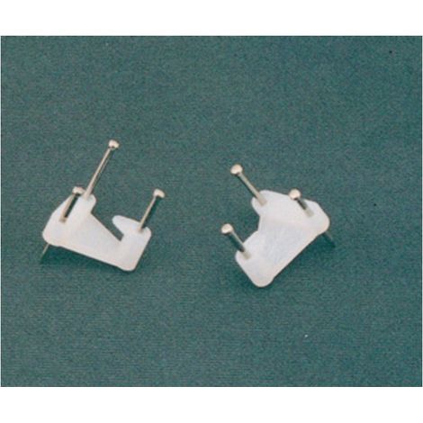 SC GANCIO P/QUADRO NYLON A 3 PUNTE 10 PZ