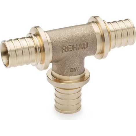 Rehau gleiches T-Stück SDR 11 Messing 40-40-40 mm Rohrverbindung (1/3)