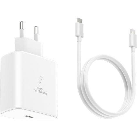 Chargeur ultra rapide 45 W pour Samsung Galaxy S25, S24, S23, S22 Ultra Plus, iPhone, MacBook, adaptateur secteur international, USB-C, chargeur mural (1/4)