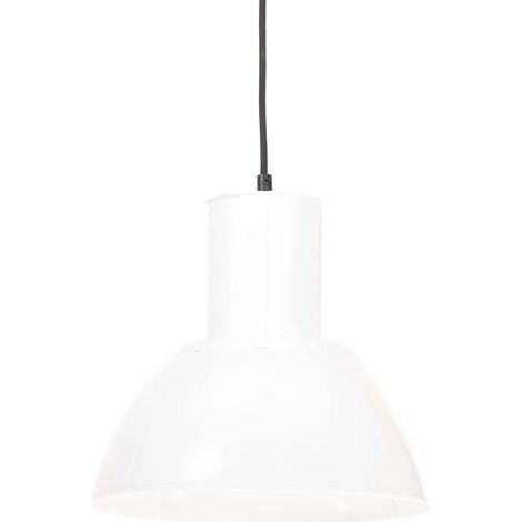 Lampe suspendue 25 W Blanc Rond 28,5 cm E27 CFW95717 (1/5)