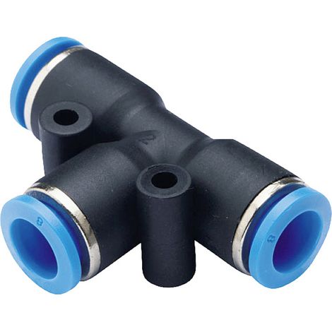 TRU COMPONENTS Raccord en T TC-13863060 PEG6-4 Ø de tuyau: 6 mm, 4 mm 1 pc(s)