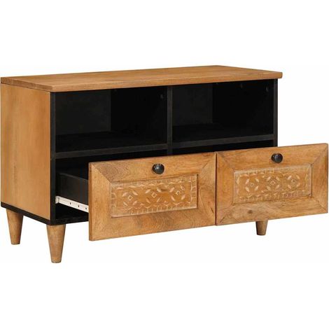 Maison Exclusive - Unità TV Marrone Chiaro 70 x 33 x 46 cm Legno multistrato