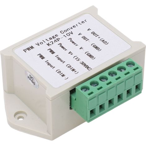 Module régulateur PWM K24P-10V convertisseur tension analogique-numérique, boîtier protégé, capteur 0-10V, sortie ajustable, kit électronique industriel (1/5)