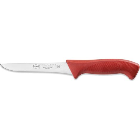 Coltello per Disosso Lama 16 cm Manico Antiscivolo Sanelli Skin Rosso (1/5)