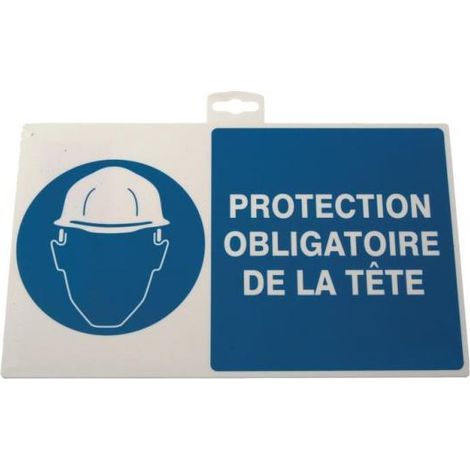 Taliaplast 621503 - Panneau PS Choc en 330x200 Protection obligatoire de la tête (1/2)