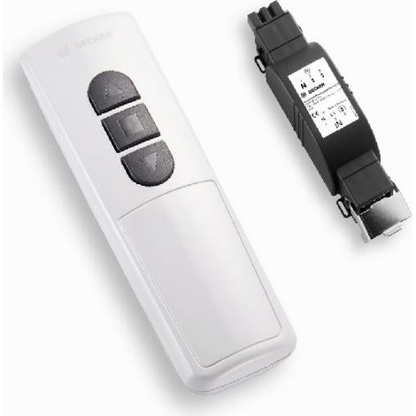 Kit radio Vario Soleil SVS241-II pour volet roulant et store : récepteur radio, télécommande -BECKER- (1/2)