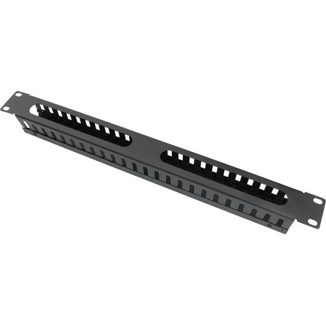 Panneau de Gestion des Câbles Métallique 24 Ports pour Rack 19 Pouces Organisateur de Câbles Réseau (1/5)
