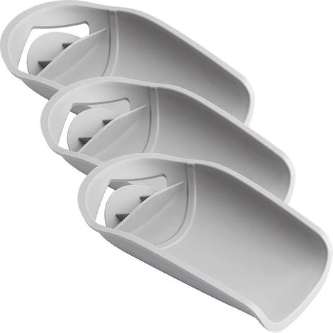 Lot de 3 rallonges de robinet pour tout-petits - Rallonge de lavabo en silicone pour enfants, compatible avec les becs de baignoire et de salle de bain (forme en U) (1/3)