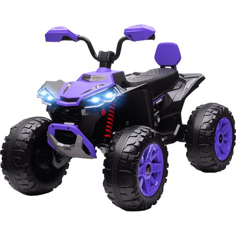 Quad électrique 24V enfant 4 roues 6,5km/h phares port USB MP3 3-8 ans