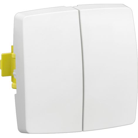 Legrand - Transformeur double composable Appareillage Saillie - Blanc (1/3)