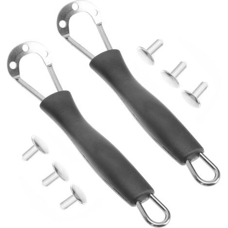 Mangos ergonómicos de baquelita, extraíbles y anti-quemaduras, para todo tipo de cocinas, incluida la de inducción - Juego de 4 (1/4)