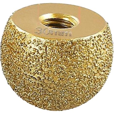 Löt-Diamant-Pilz-Polierkegel Kieselstein-Kopfsteinpflaster-Werkzeuge 30 mm