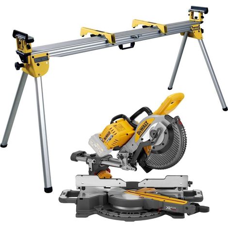 Dewalt DCS727N XR 2 X 54v Flexvolt Cordless 205mm Mitre Saw + DE7023 Leg Stand (1/5)