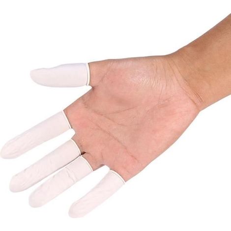 Gants en latex jetables - 100Pcs - Anti-glisse - Protection industrielle - Résistant aux produits chimiques (1/4)