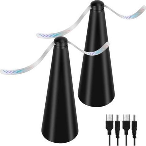 Ventilateur Anti-Mouche, Lot de 2 répulsifs Anti-moustiques sans Utiliser de Produits Chimiques, pour éloigner Les Mouches et Les (1/4)