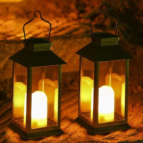 Lanterne solaire de jardin extérieur, LED lumières de jardin solaires, lampes de pelouse extérieure, lampes solaires LED décoratives
