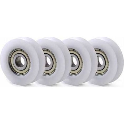 10 PCS OU Nylon en Plastique intégré 608 roulements Billes de Gorge 6 30 10mm Poulie de Guidage