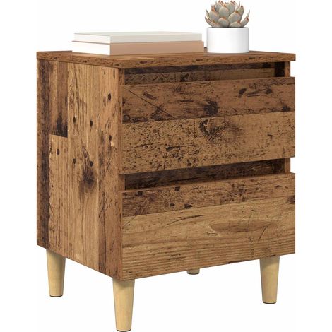 Maison Exclusive - Mueble de cama con cajón Madera Vieja 40 x 35