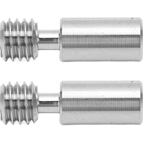 Set aus 2 Wärmebrückenrohren aus Titanlegierung, verzweigtes Design, Wärmewiderstand, M6-Gewinde, für Ender 3 S1 3D-Drucker. (1/5)